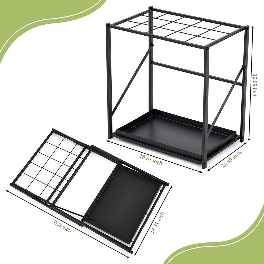 Umbrella Holder Stand for Entryway, L18.31 X W11.89 X H19.69 Inch