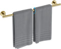 24 Inch Brushed Gold Towel Bar, Bathroom Towel Rack, Modern Bathroom Decor