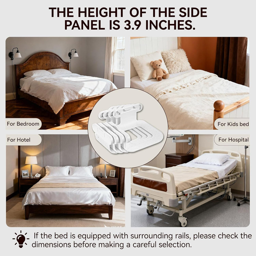 Upgraded Bed Sheet Holders Heavy Duty Straps 4Pack
