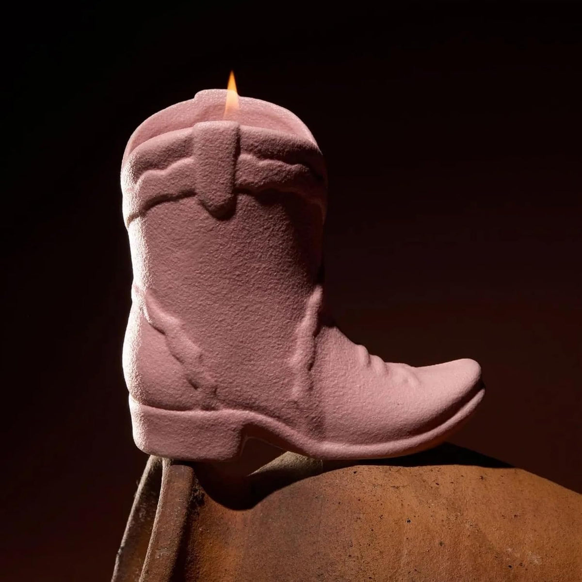 Paddywax Nashville Cowboy Boot Soy Wax Candle, Yuzu Woods, 6 oz