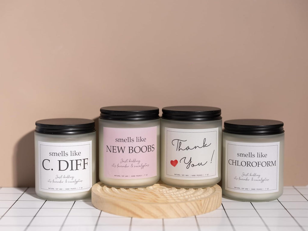 New Boobs Candle, Breast Cancer Survivor Gifts for Women