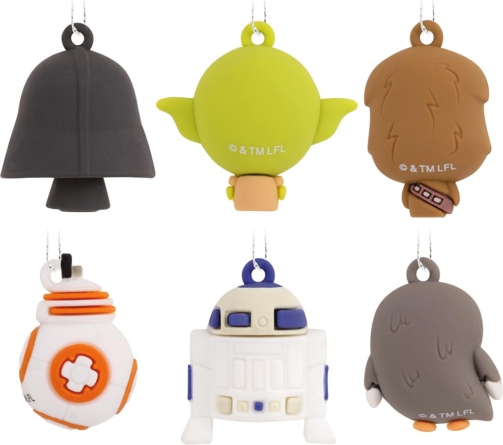 Hallmark Star Wars Characters Miniature Christmas Ornaments, Set of 6, May The 4th