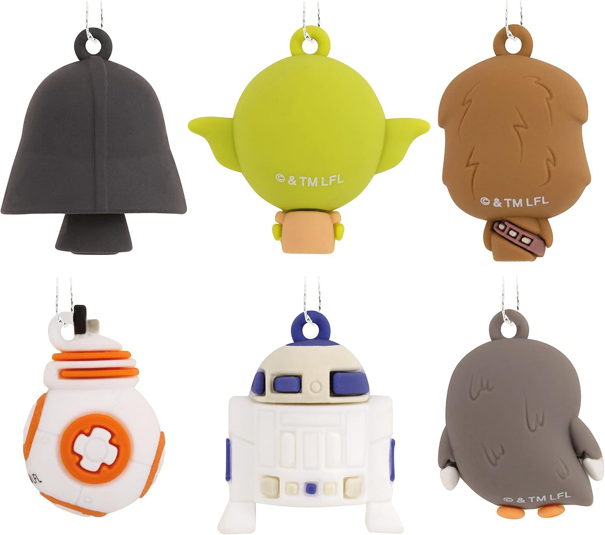 Hallmark Star Wars Characters Miniature Christmas Ornaments, Set of 6, May The 4th
