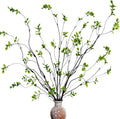 6 Pcs Artificial Ficus Branches Faux Eucalyptus Stems Fake Plants Indoor