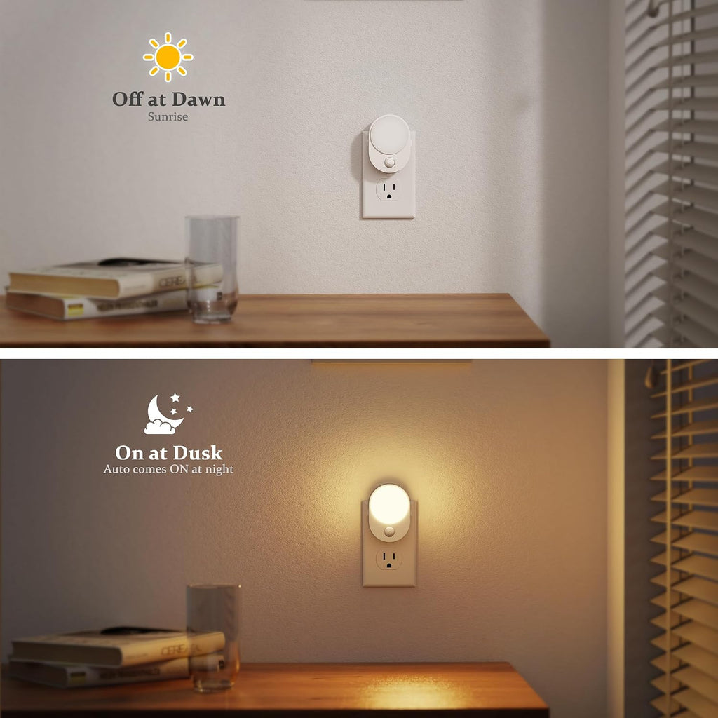 JandCase Motion Sensor Night Light, 4 Pack Motion Activated Sensor