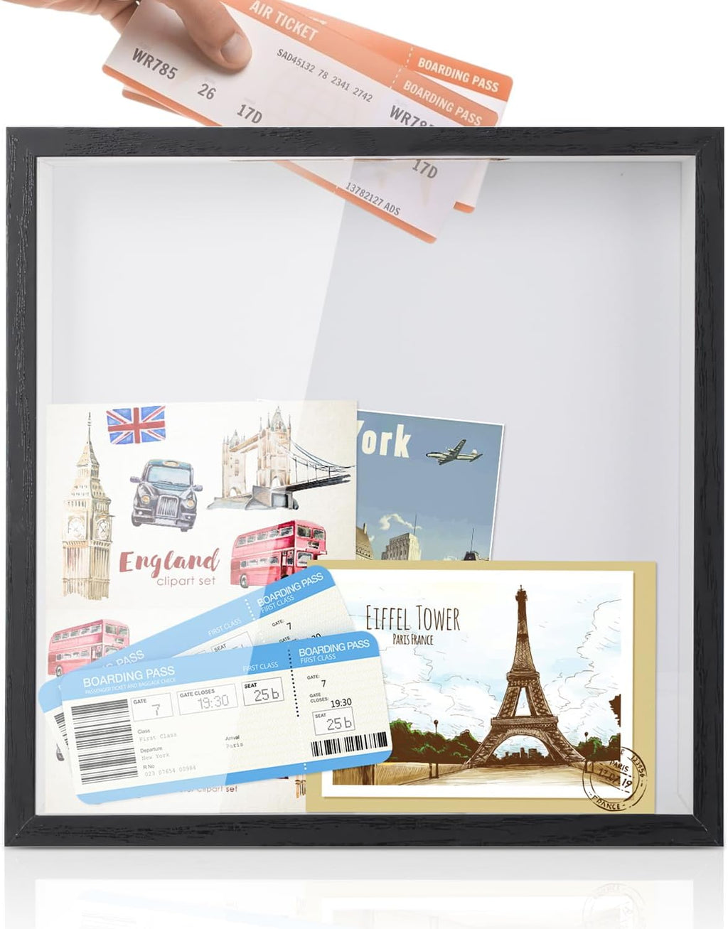 Adventure Archive Box, 12 x 12 Inch Travel Box for Memories