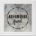 Lawrence Frames 8x8 Adventure Fund White Shadow Box Frame