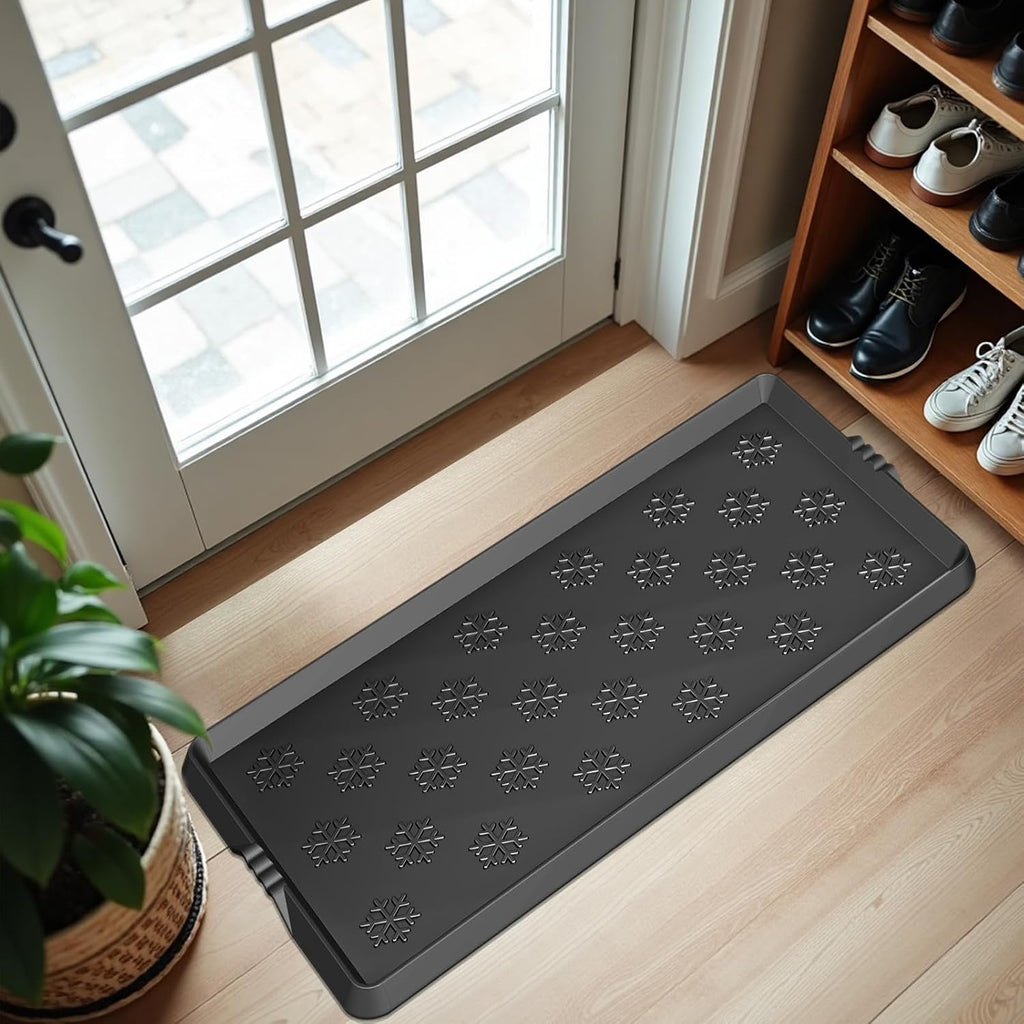 Azadx Heavy Duty Boot Tray Shoe Mat Tray for Entryway 16"x32" Waterproof