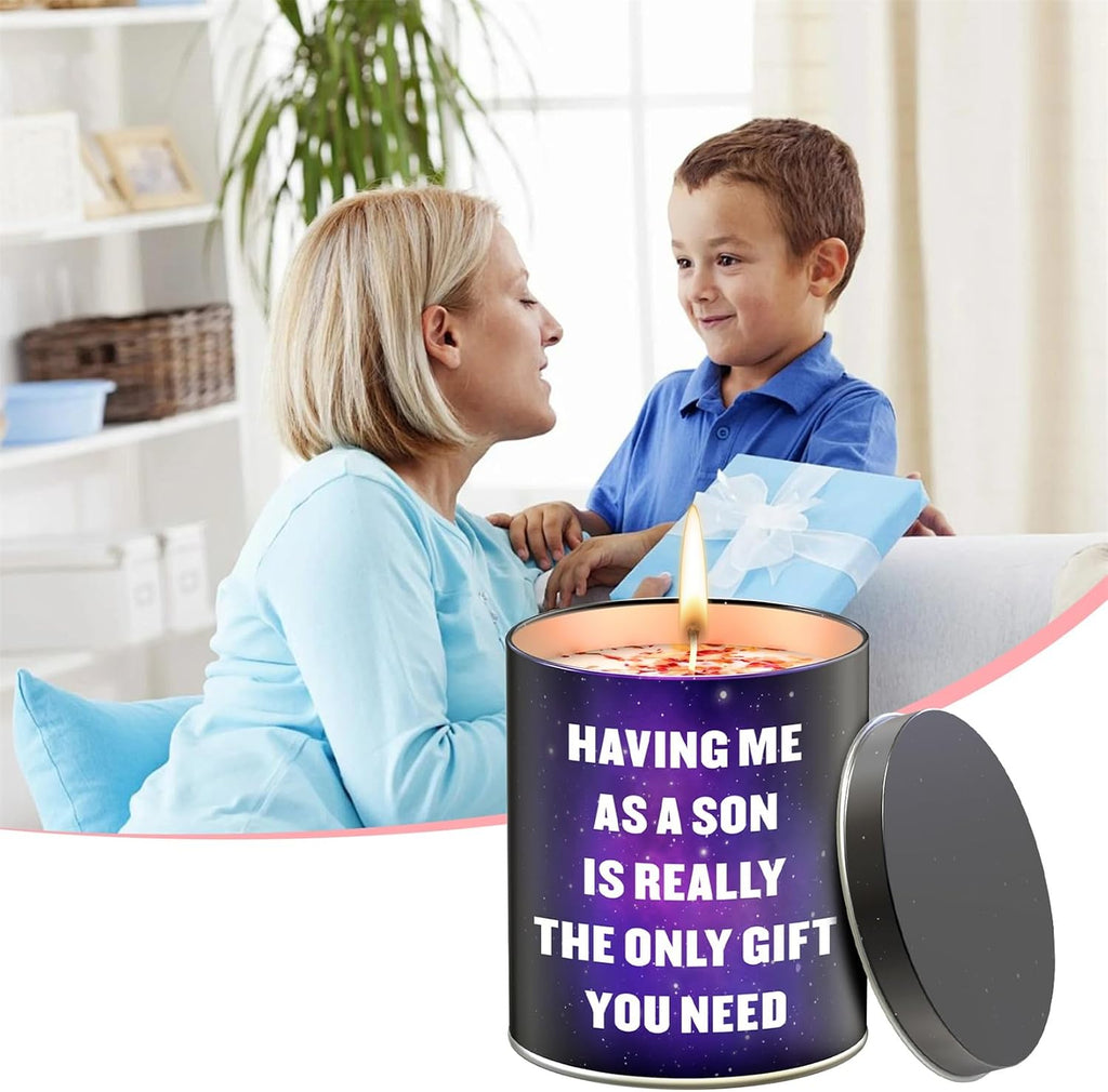 Christmas Mothers Day Birthday Gifts for Mom from Son,Scented Candles