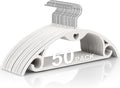 Plastic Hangers White Clothes Hanger 50 Pack
