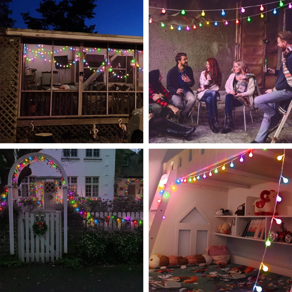 360 LED String Lights 132ft, 8 Lighting Modes Plug in Fairy String Lights
