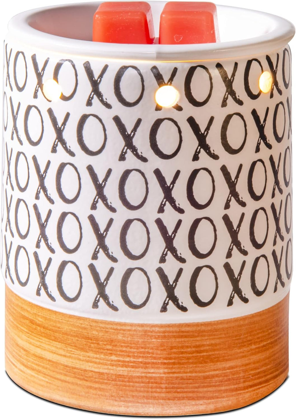 Scentsationals Wax Melt Warmer for Scented Melts - XOXO - Candle Melter for Fragrance Cubes and Tarts