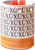Scentsationals Wax Melt Warmer for Scented Melts - XOXO - Candle Melter for Fragrance Cubes and Tarts