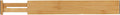 Cortesi Home Traci Natural Bamboo Spring Loaded Adjustable Drawer Dividers Set of 4