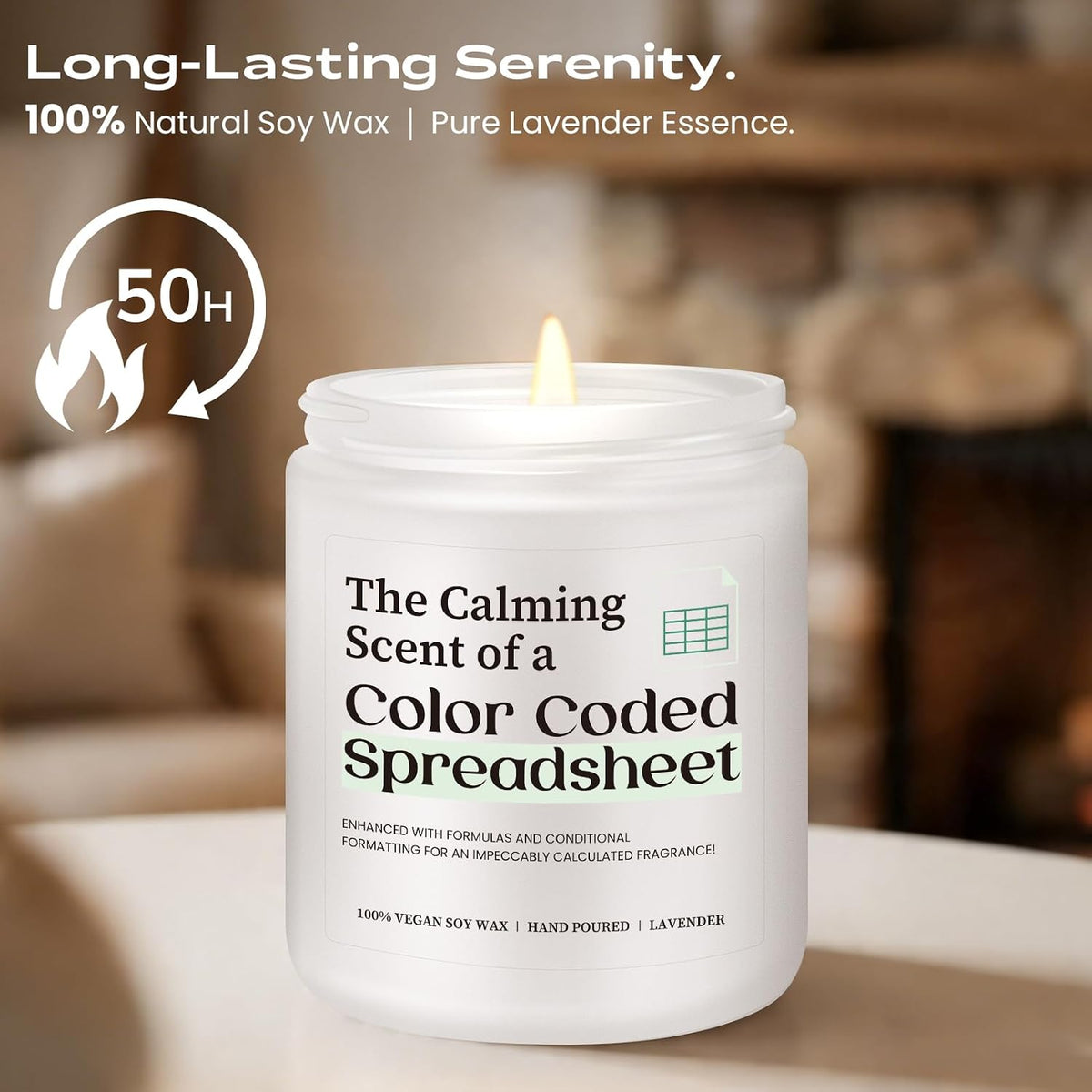 Funny Candle Gifts for Accountant, Accountant Gifts for Data Analyst CPA