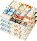 DIMJ Drawer Organizer Clothes - 30 Pack Baby Dresser Organizer for Nursery Closet Organization, Fabric Drawer Organizer Bins for Underwears Socks Bras, Foldable Storage Dividers for Bedroom