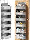 AQOOA 6-Tier Over The Door Organizer 44 lbs Capacity fit Standard Doors