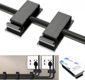 for Desk Under Table Wire Management Adhesive Cable Clips 29Pcs(Black).Used for Computer pc,tv,ethernet Wires Cable Management on Large Cable Hooks Organizer Clips