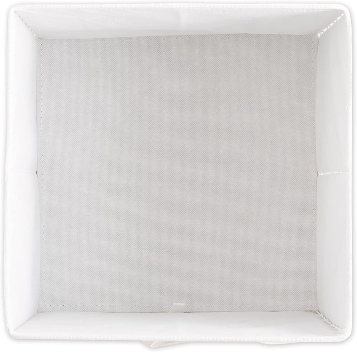 DII Collapsible Storage Organizer Bin, Small, 11" Cube, White, 4 Count