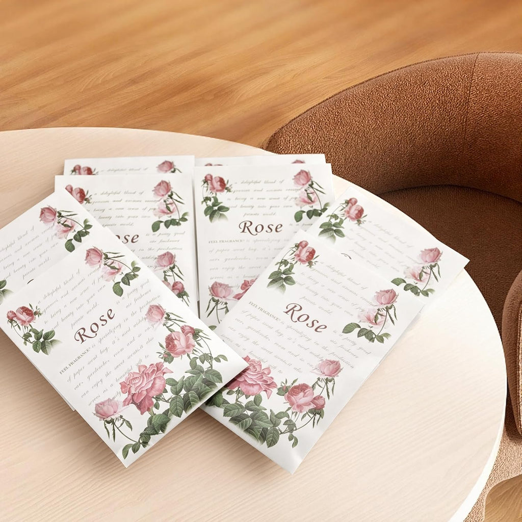 Scented Sachet for Drawer and Closet Rose 8PCS