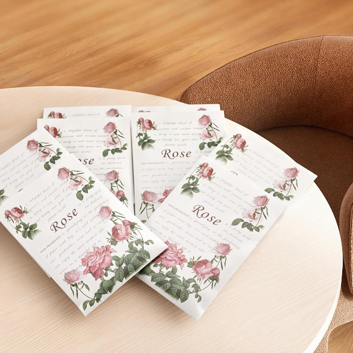 Scented Sachet for Drawer and Closet Rose 8PCS