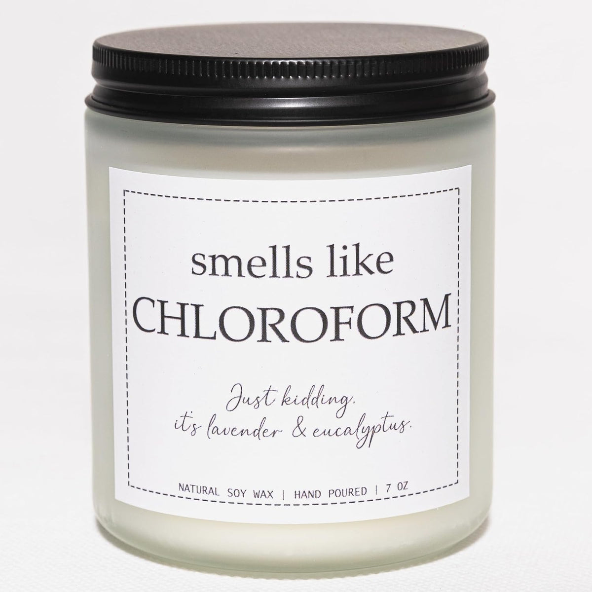 Smells Like Chloroform Candle, True Crime Gifts for Women