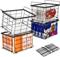 Freezer Organizer Bins for 3.5 Cu.Ft,Upgrade Quick Expand/Collapse,4PACK