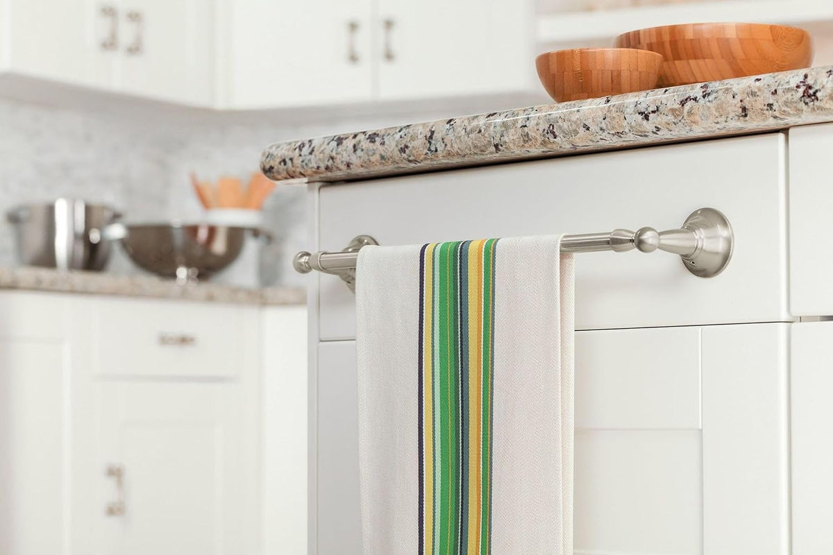 Moen DN6818BN Sage 18-Inch Single Towel Bar, Brushed Nickel (Pack of 2)