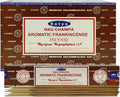 Satya 01344 Aromatic Frankincense Incense Sticks, 12 Packs x 15g, us:one Size