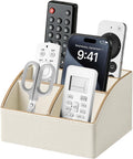 TV Remote Control Caddy, Pen/Pencil Holder, Nightstand Desktop Organizer