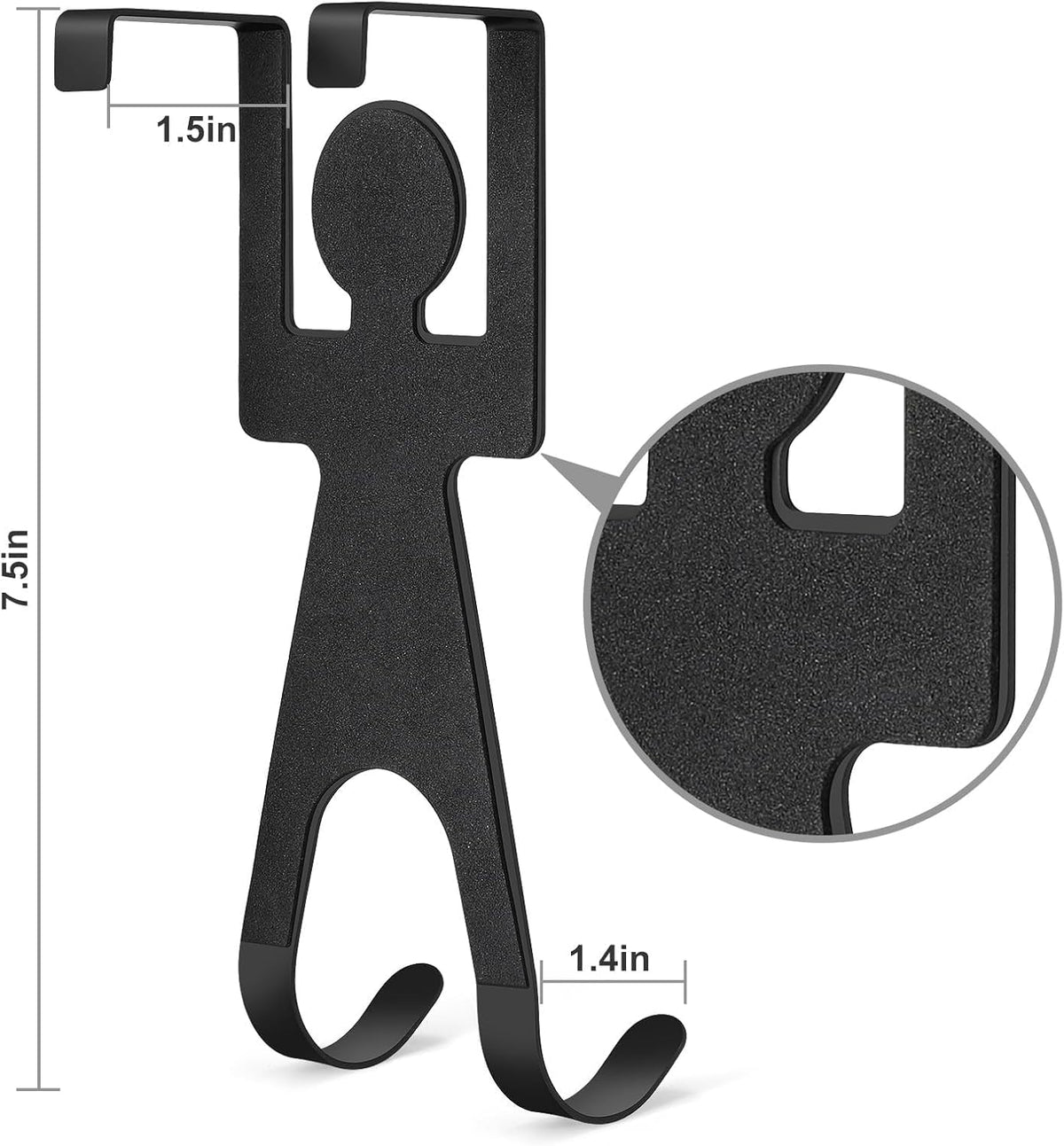 Door Hooks, Over The Door Towel Hook Door Hooks for Hanging Clothes