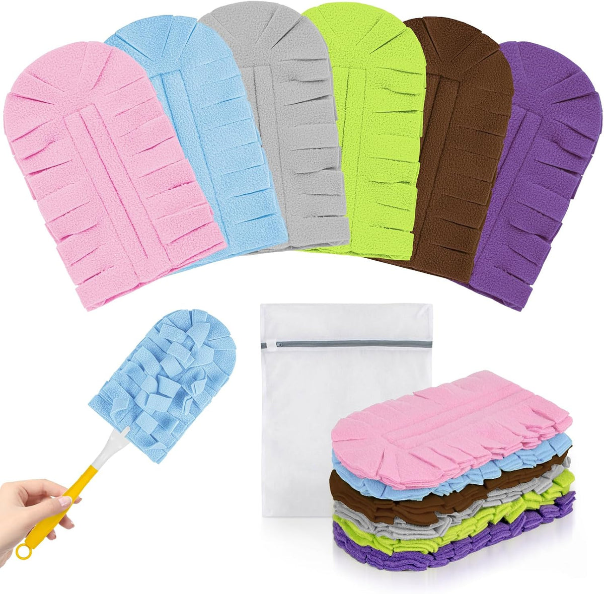 Reusable Duster Refills, Washable Duster for Swiffer (6 PCS)