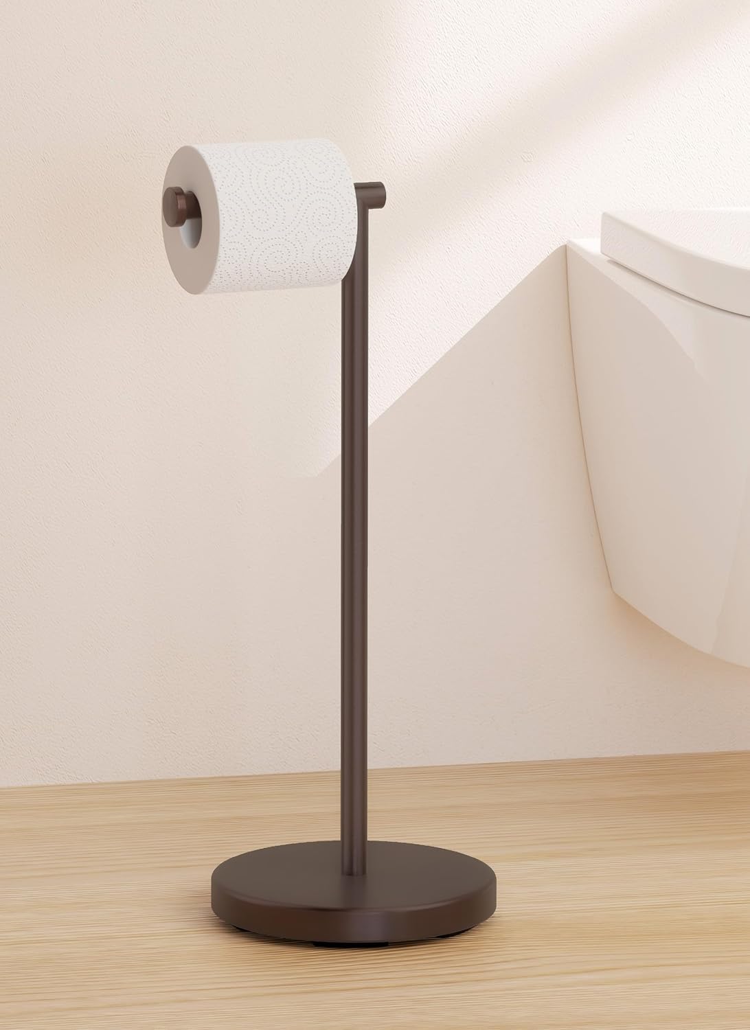 KES Bronze Toilet Paper Holder Stand, Heavy Base, 18/8 Stainless Steel