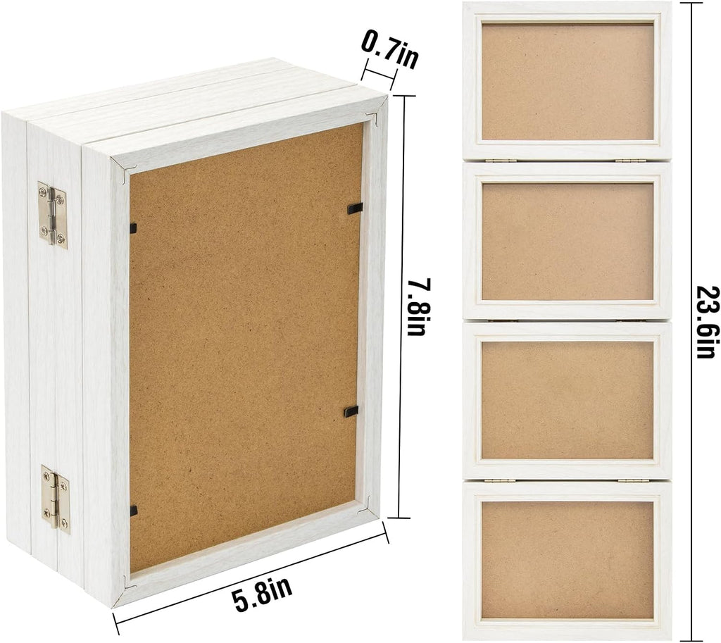 5x7 Back To School Picture Frame 4 Hinged Photo Frame with 4 Openings