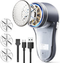 POPCHOSE Fabric Shaver, Lint Shaver with 6-Leaf Blade, Rechargeable
