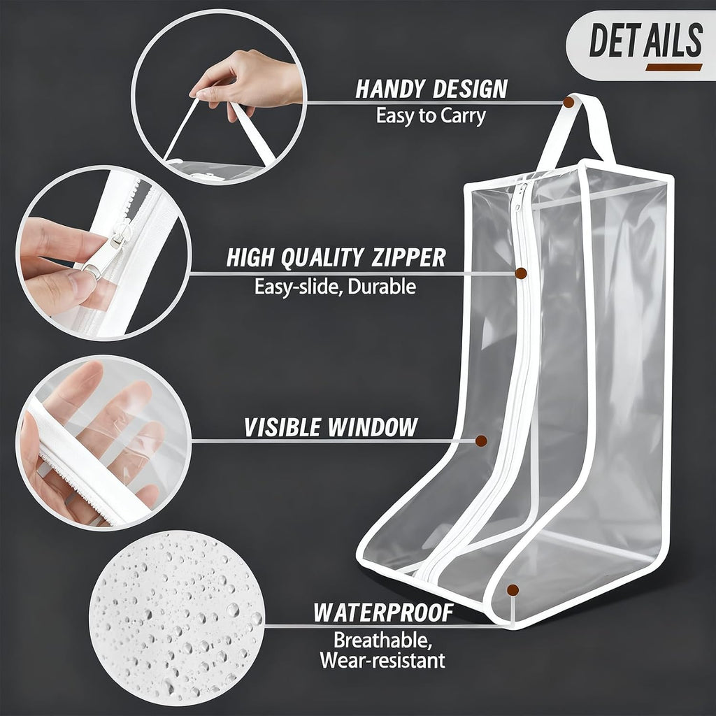 CiBiZi Boot Bags Organizer for Travel, Waterproof Portable Shoe Travel Bag