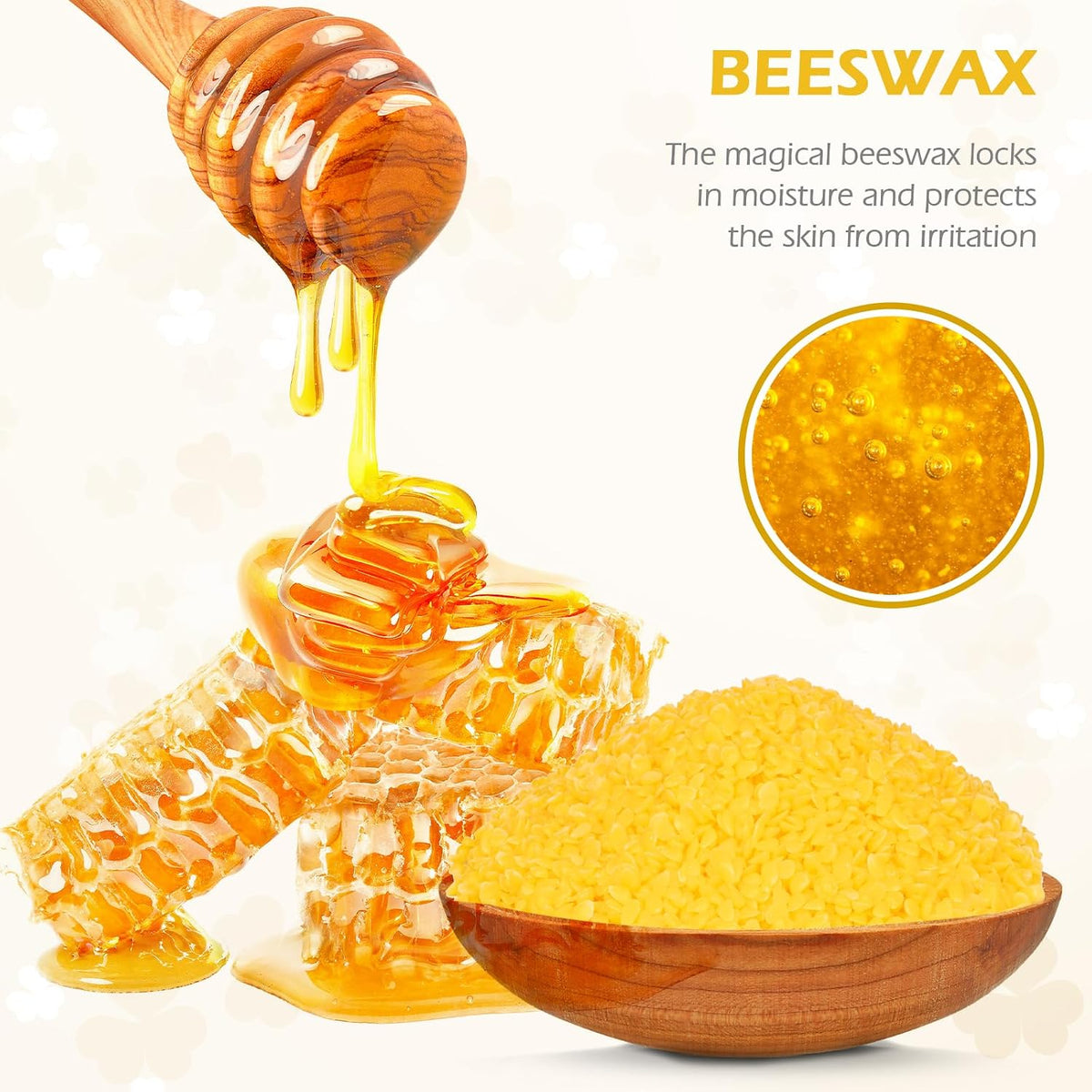 Pure Beeswax Candles, Large Candles Beeswax Pillar Candles Set of 6-120 Hour Burn Time, Wedding Candle or Large Candle for Home Interior