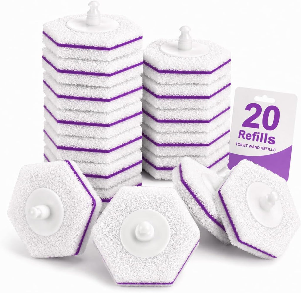 Msvvko Compatible Toilet Wand, Disposable Toilet Brush Refills