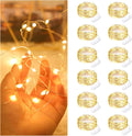 Bexdir 12 Pack 7ft Warm White Fairy Lights, 20 LED Battery String Lights