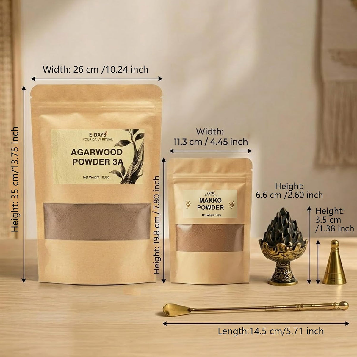 3A Natural Hainan Agarwood Powder 2.2lb(1000g)