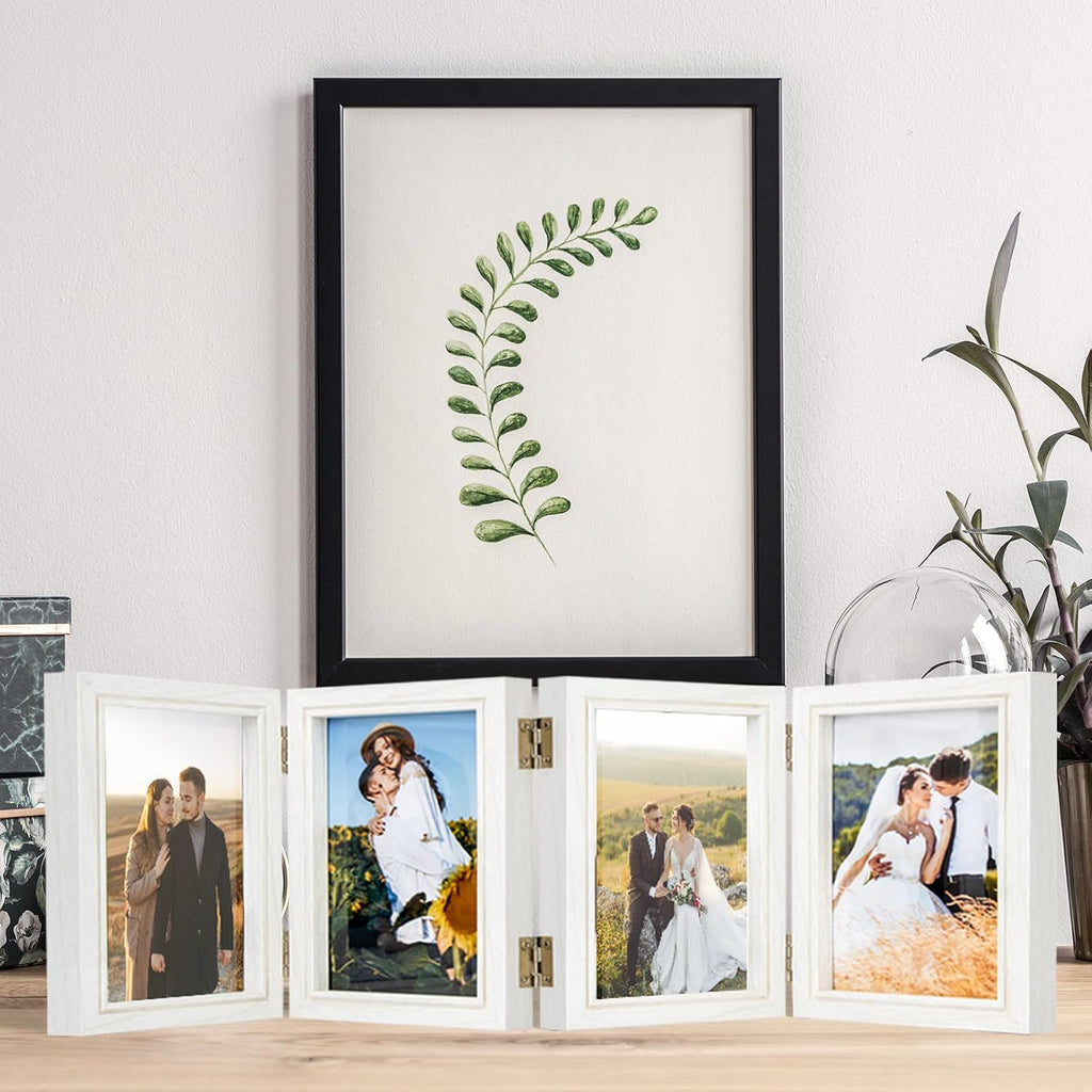 5x7 Back To School Picture Frame 4 Hinged Photo Frame with 4 Openings