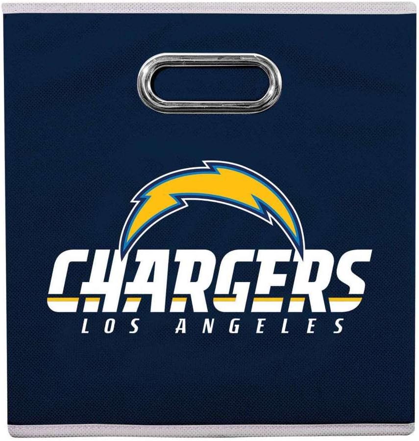 Franklin Sports NFL L.A. Chargers Collapsible Storage Bin