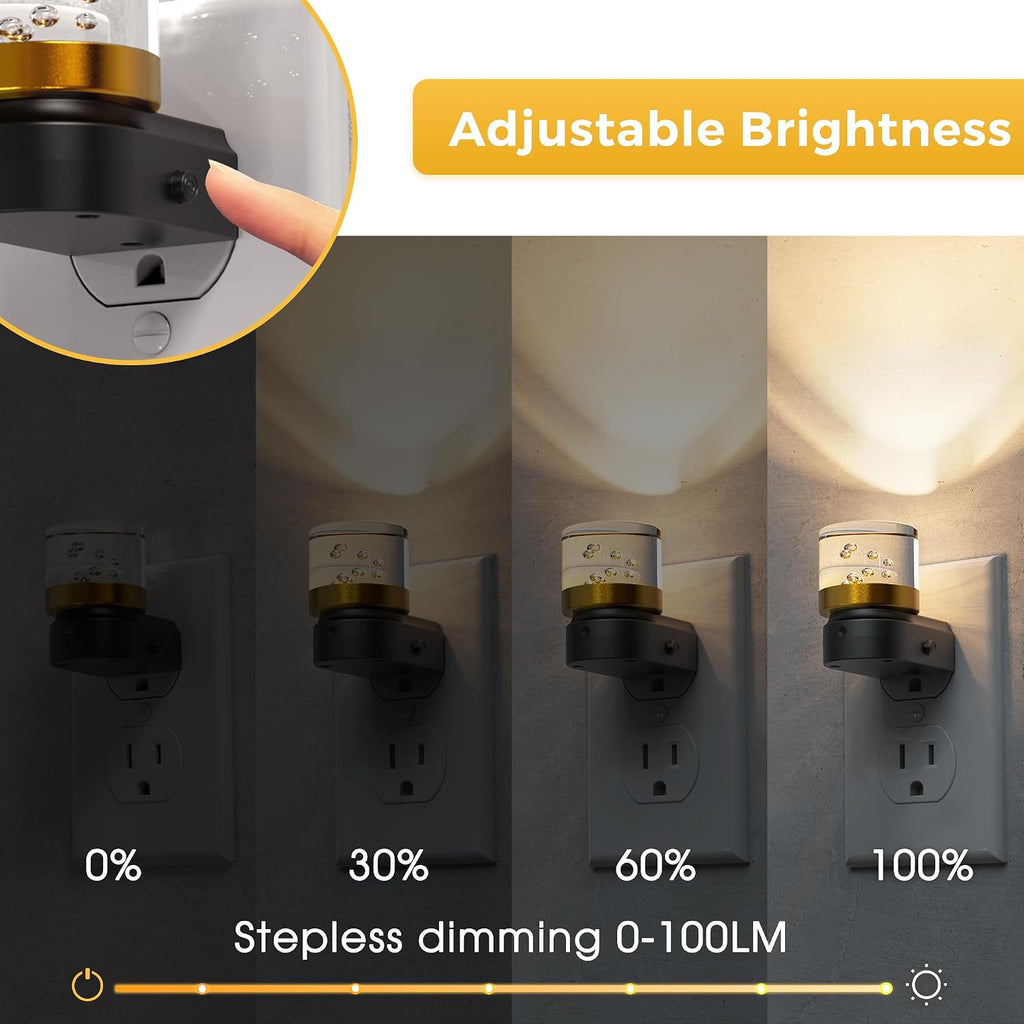 L LOHAS LED Night Light, 2 Pack Night Lights Plug into Wall