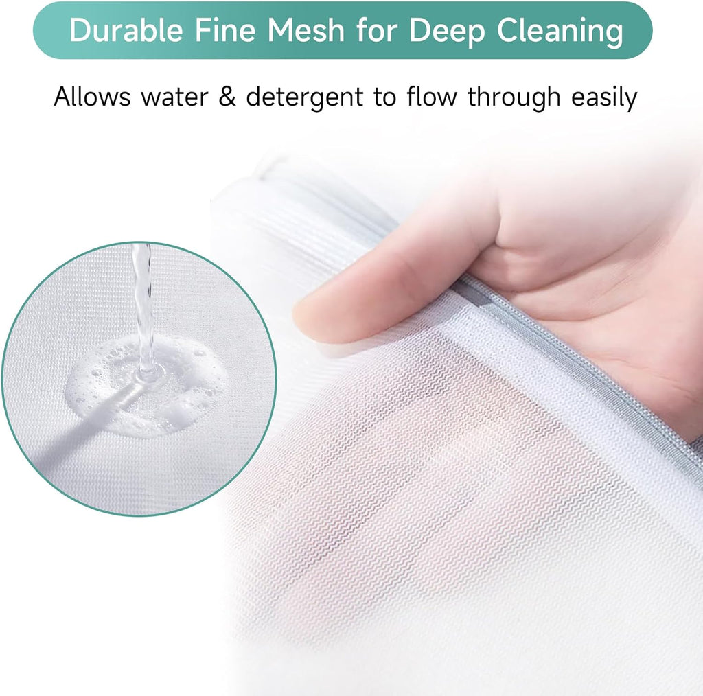GOGOODA 2 Pack Extra Large Mesh Laundry Bags 24 x 31 in Fine Mesh Wash Bags