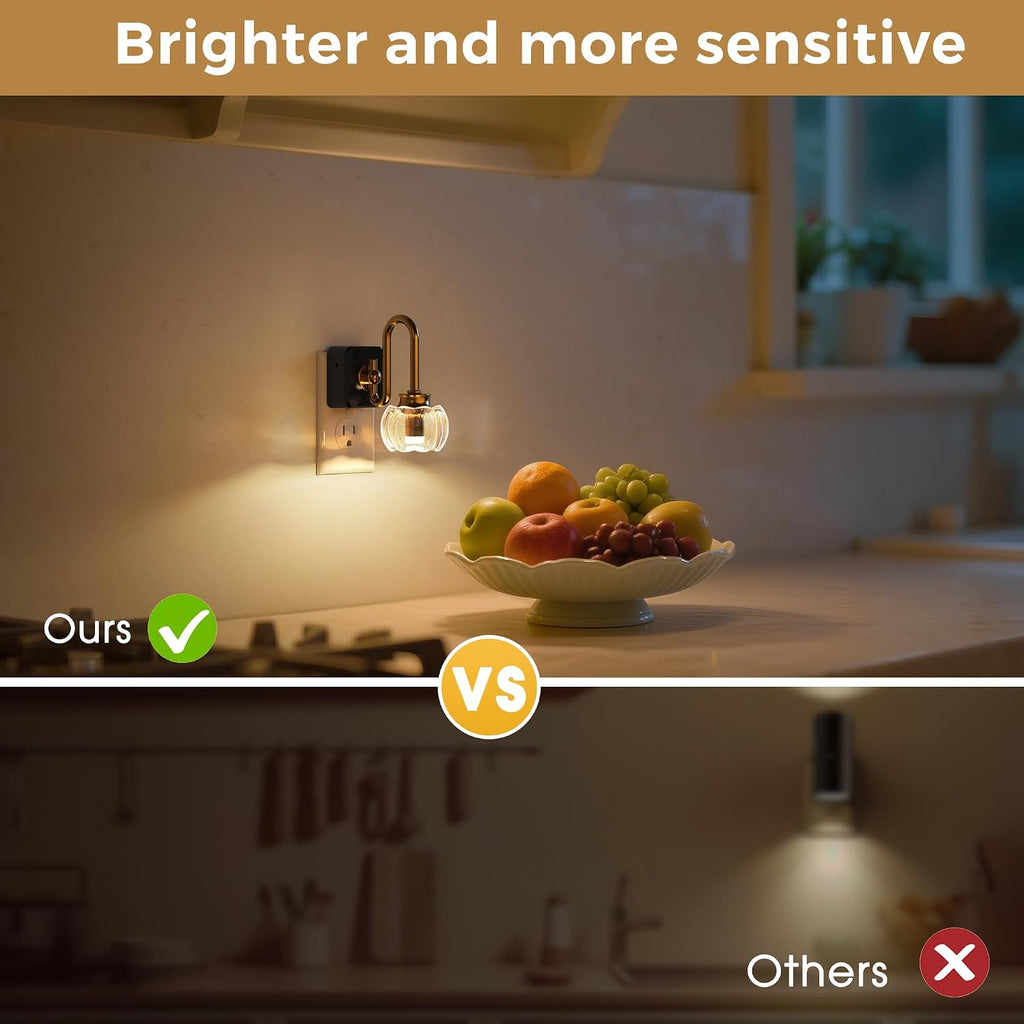 L LOHAS LED Night Lights Plug into Wall, 3000K Soft White