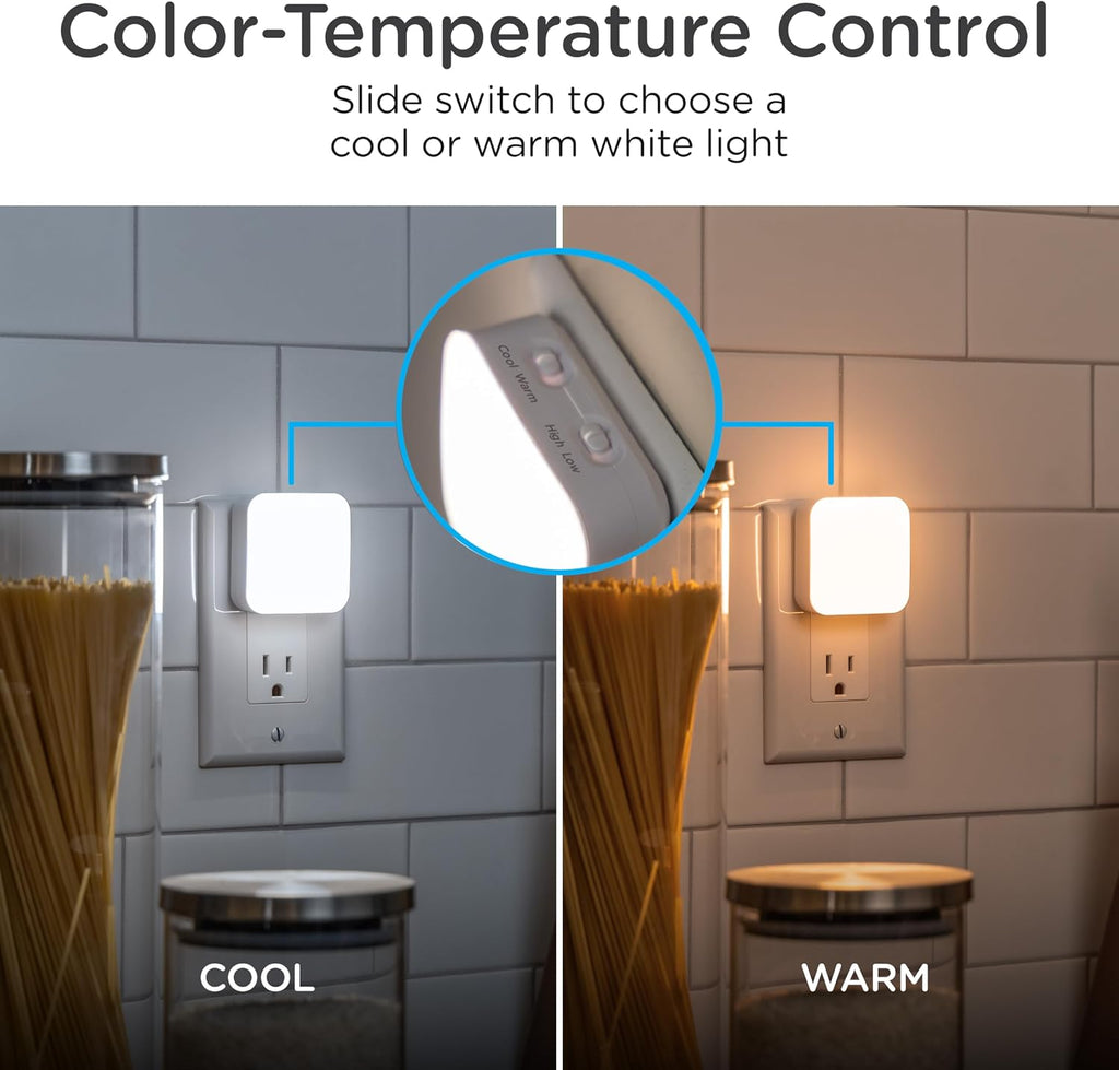 Lights By Night Night Lights Plug into Wall, Dimmable, Tunable White