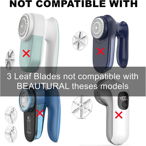 (ONLY For 3-Leaf)Compatible with Beautural Fabric Shaver Replacement Blades