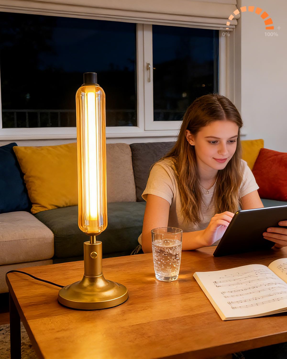 Lightdot Minimalist Table Lamp for Living Room Dimmable