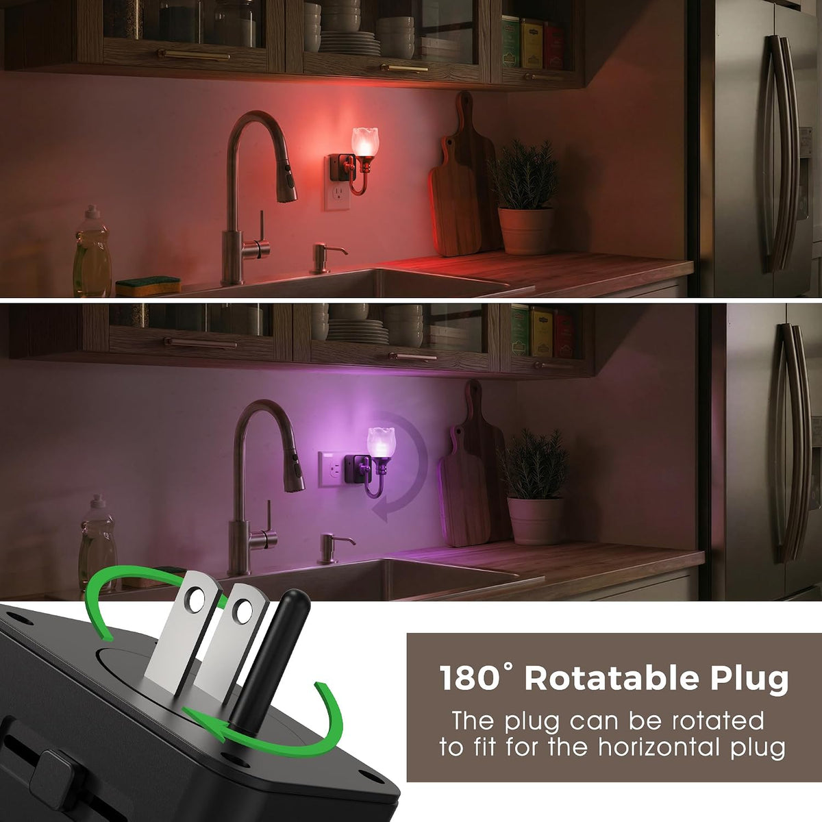 L LOHAS LED Night Lights Plug into Wall