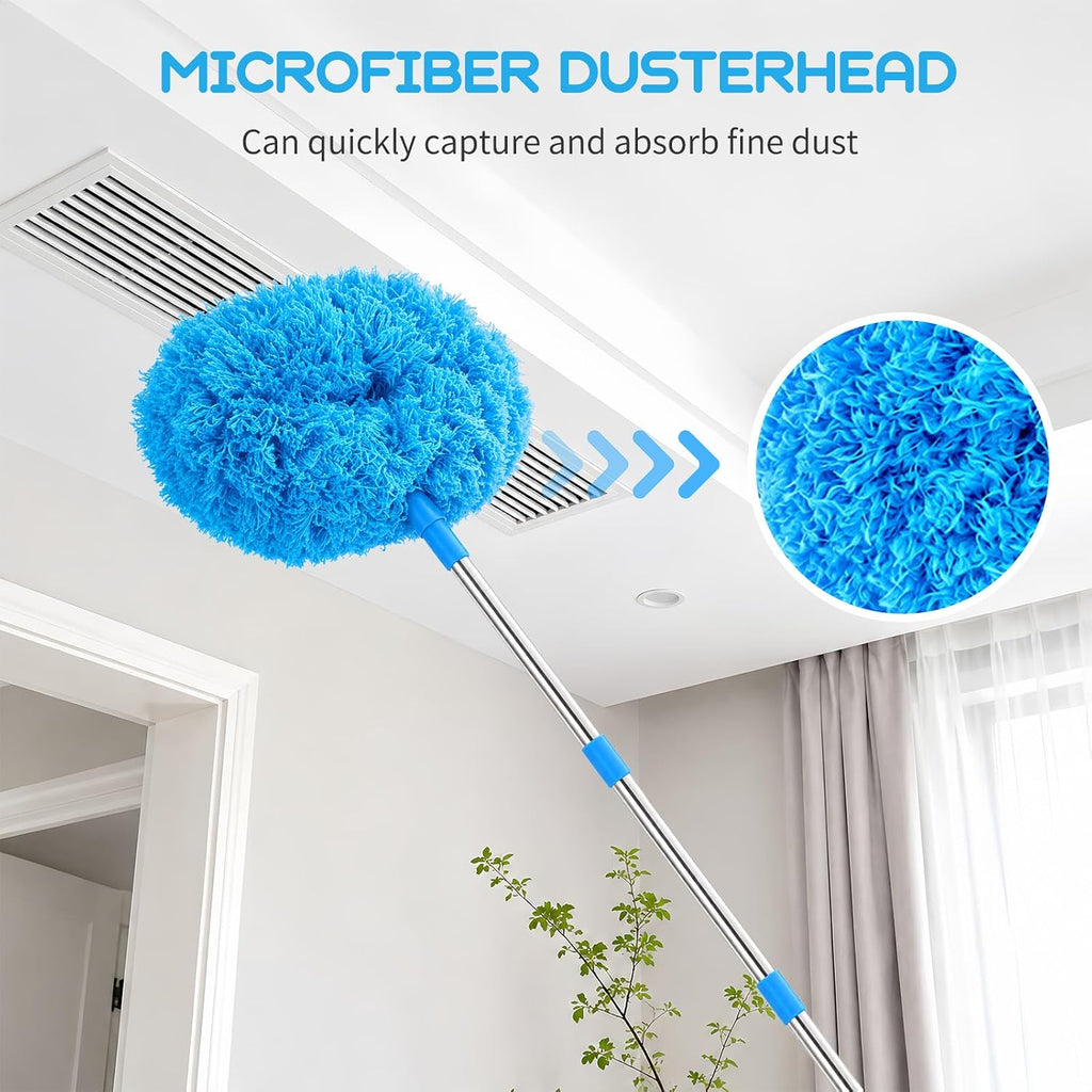 Yang Gien Ceiling Fan Cleaner Duster, Adjustable Duster with Extension Pole